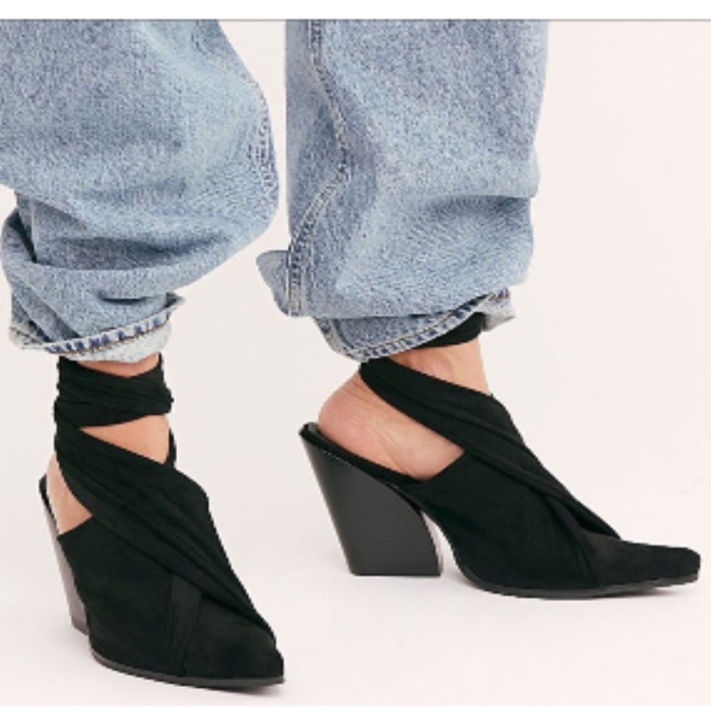 Jeffery Campbell x Free People Ivy Wrap Ankle Heels